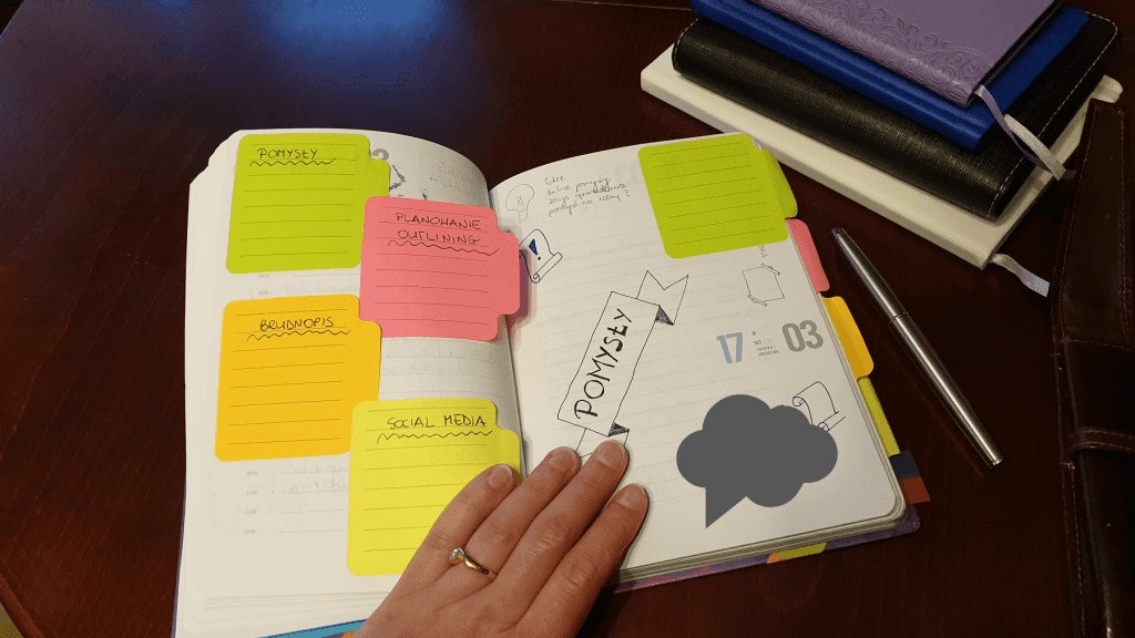 Notes pisarza sekcje